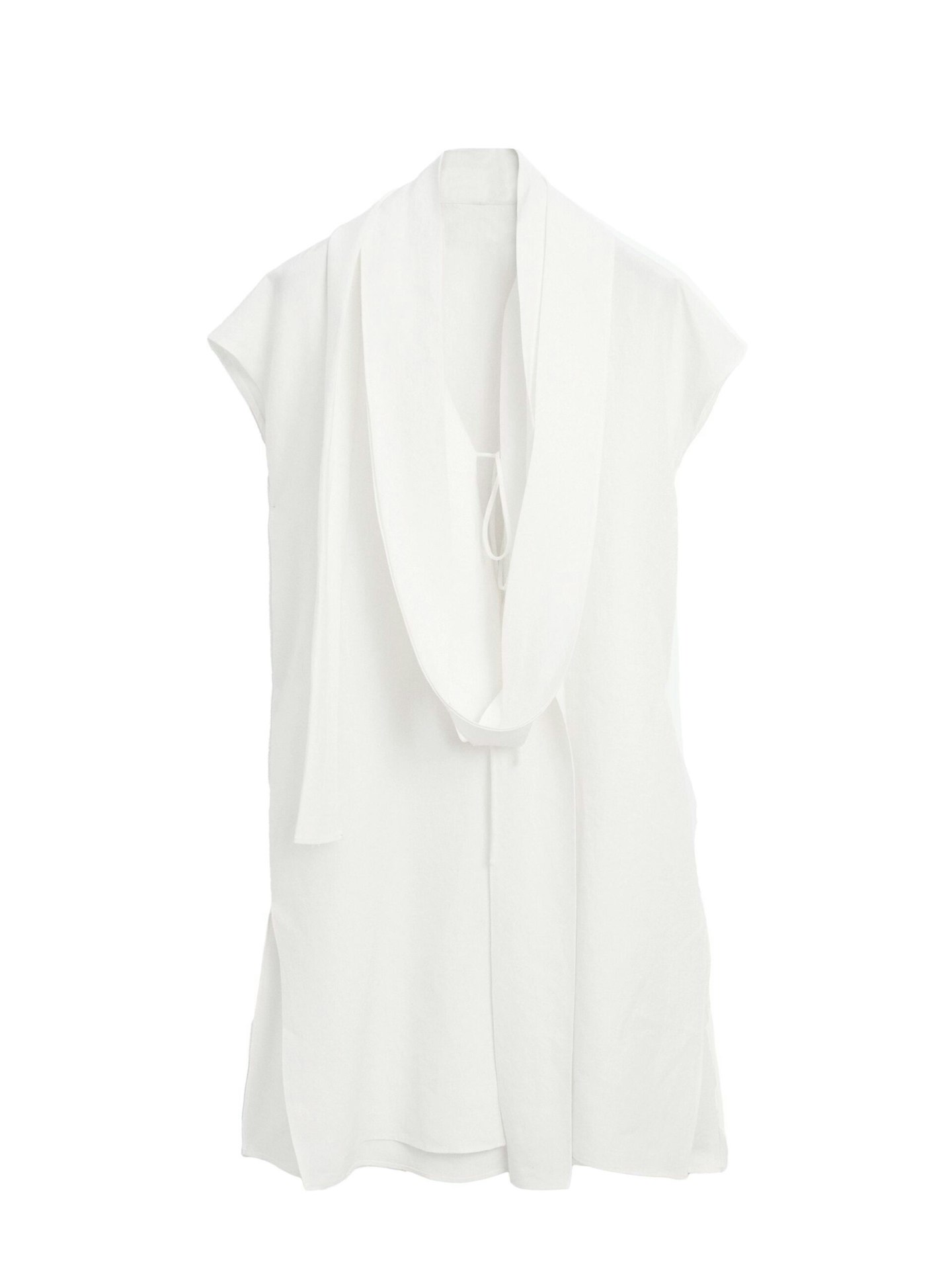 massimo dutti scarf detail top