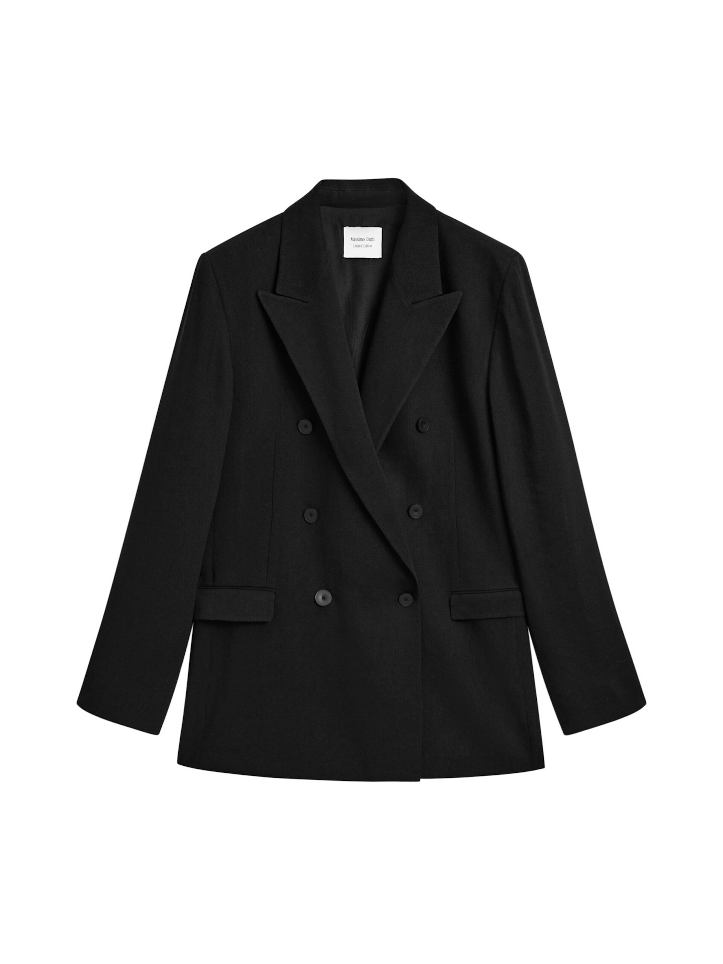 massimo dutti linen blazer