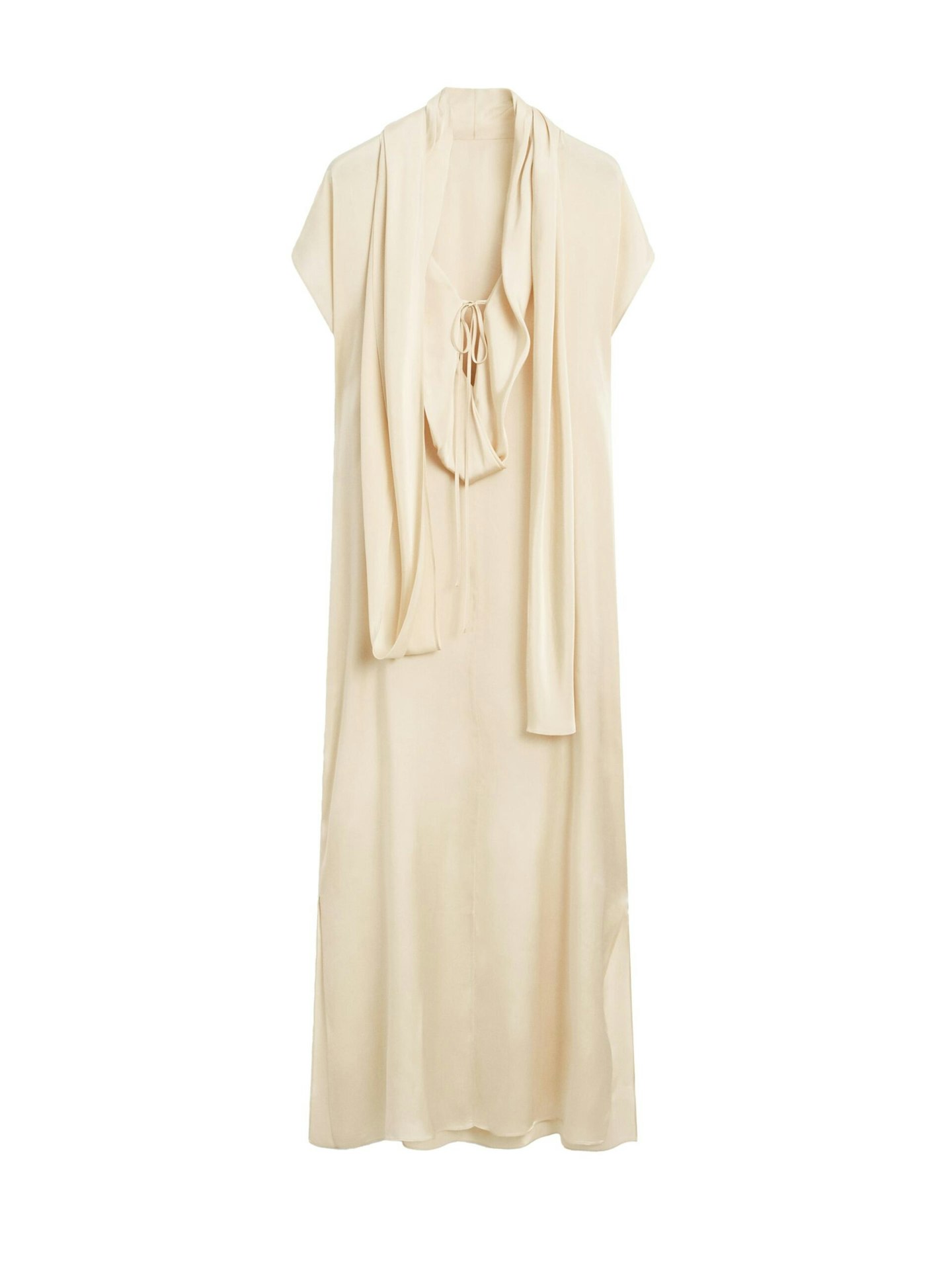 Massimo Dutti long silk dress