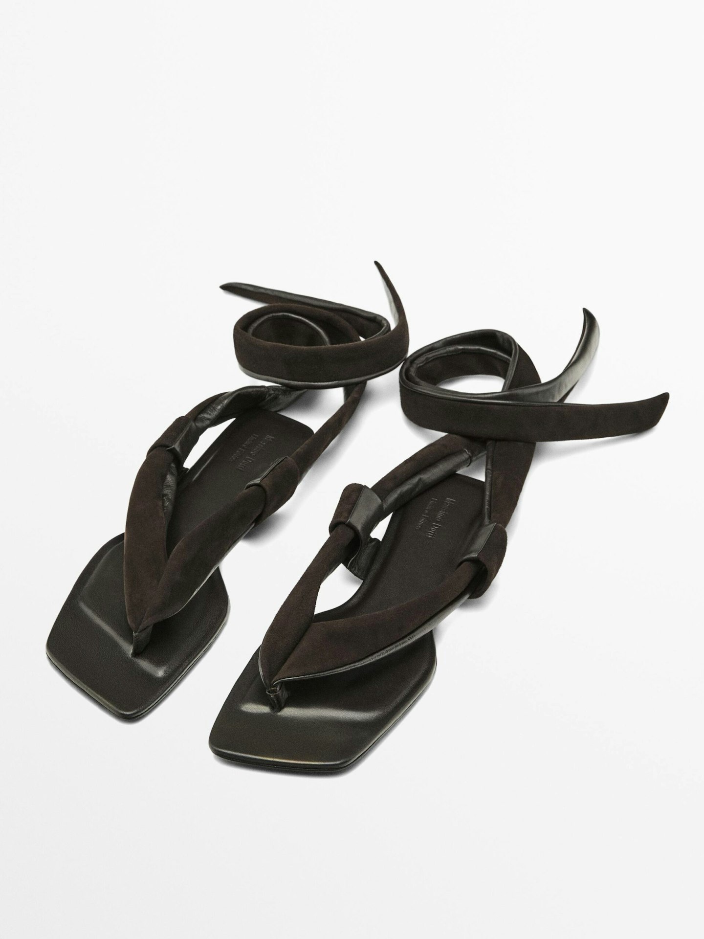 massimo dutti suede sandals