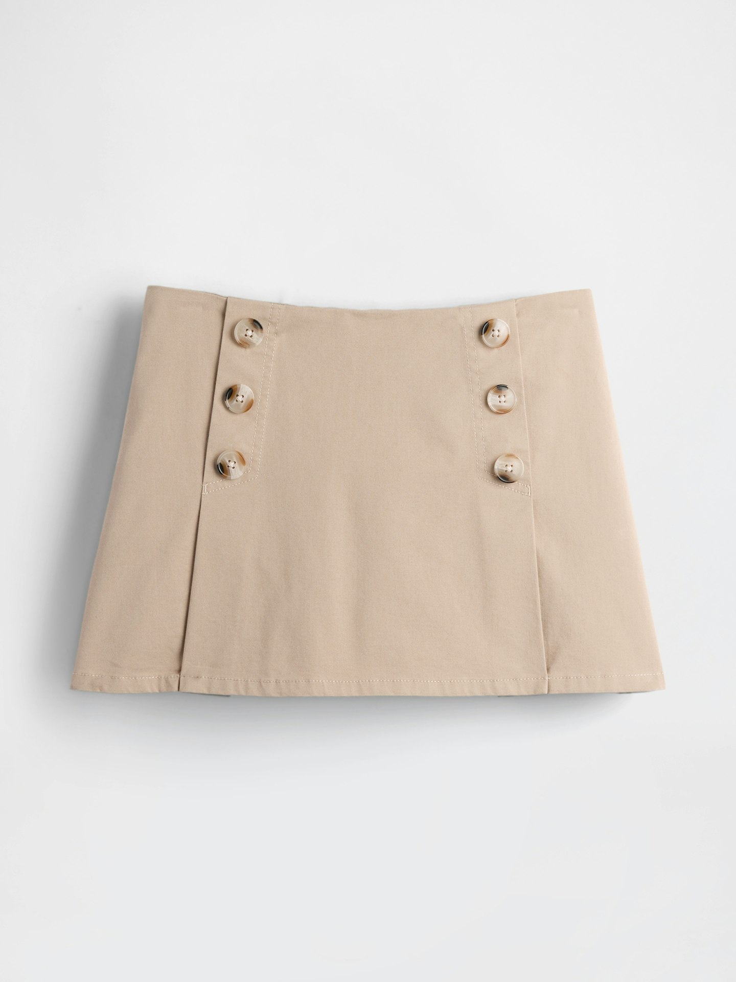 Mini Skirt In Classic Khaki