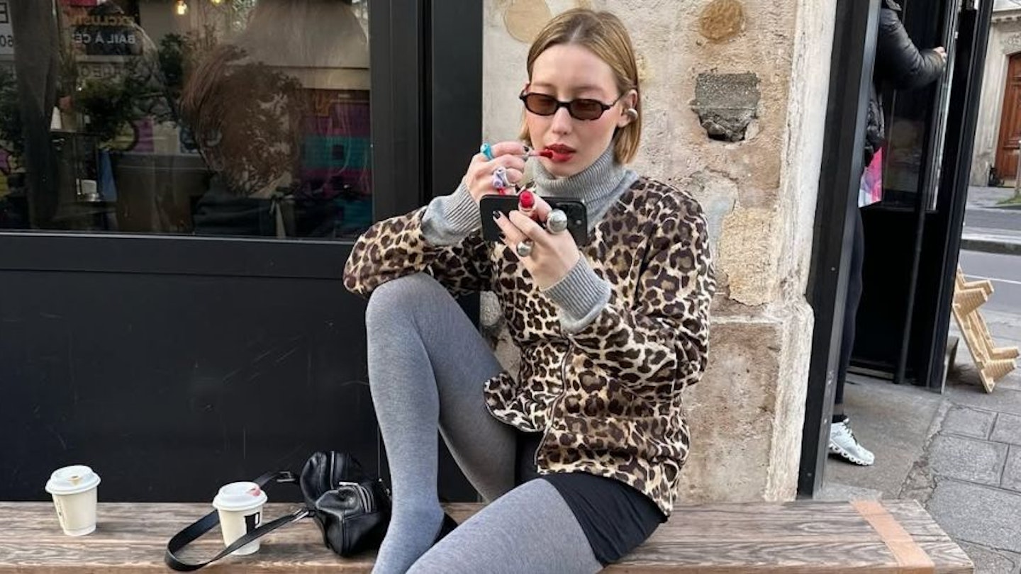 Aligne Leopard Print Denim Jacket Hero