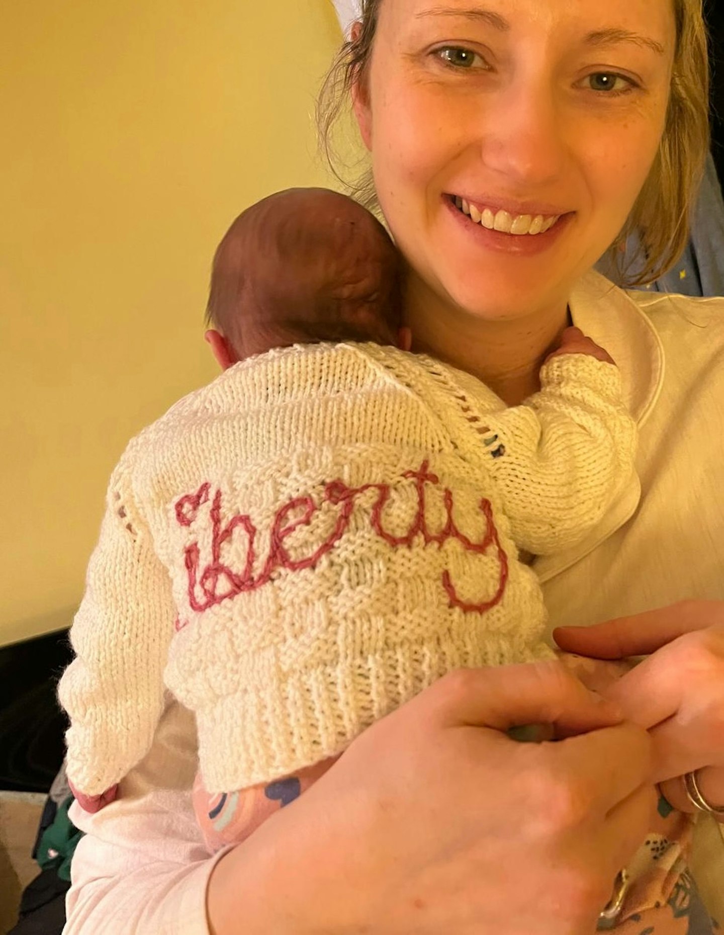 Annie with baby Liberty