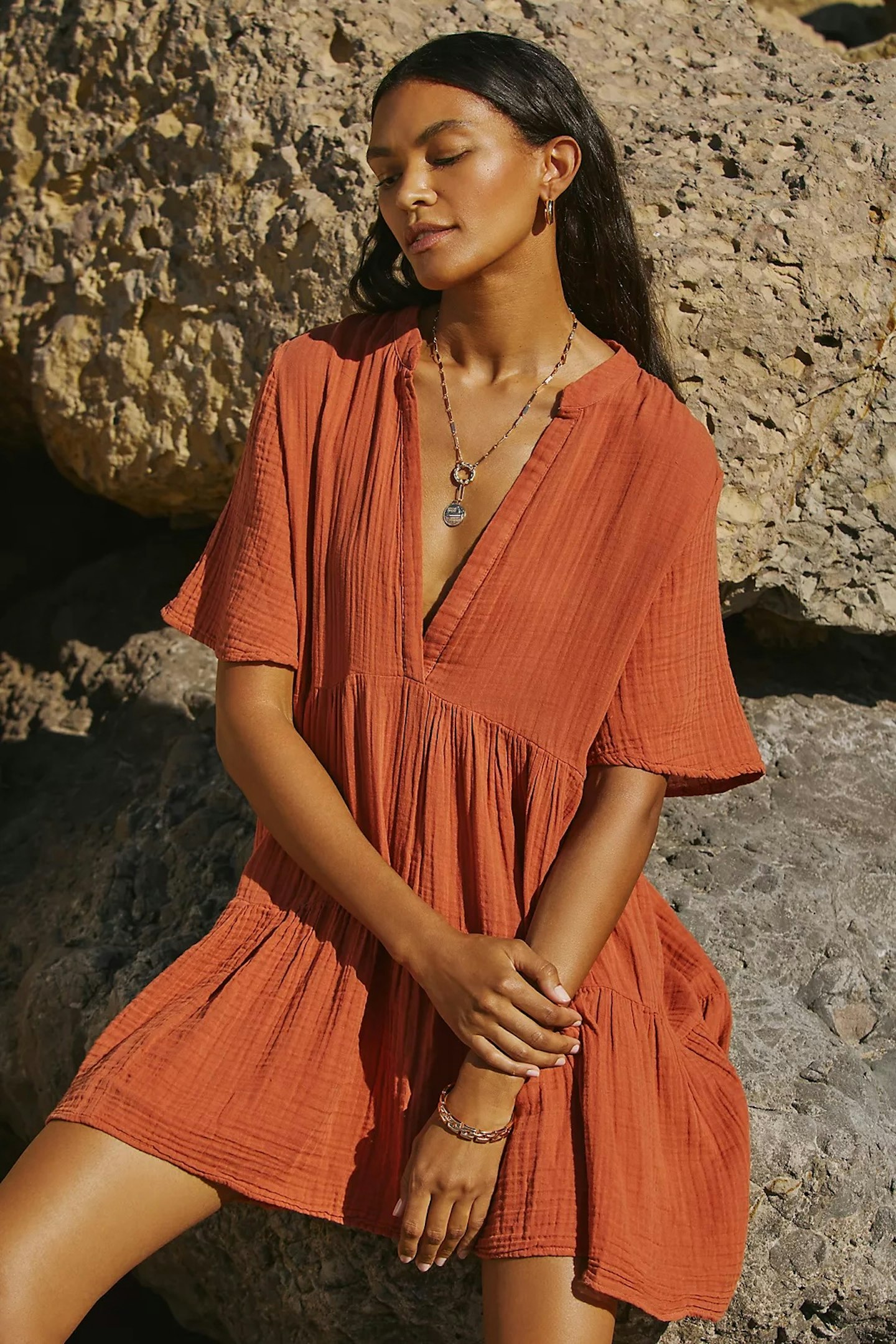 Anthropologie, Kallie Mini Tunic Dress
