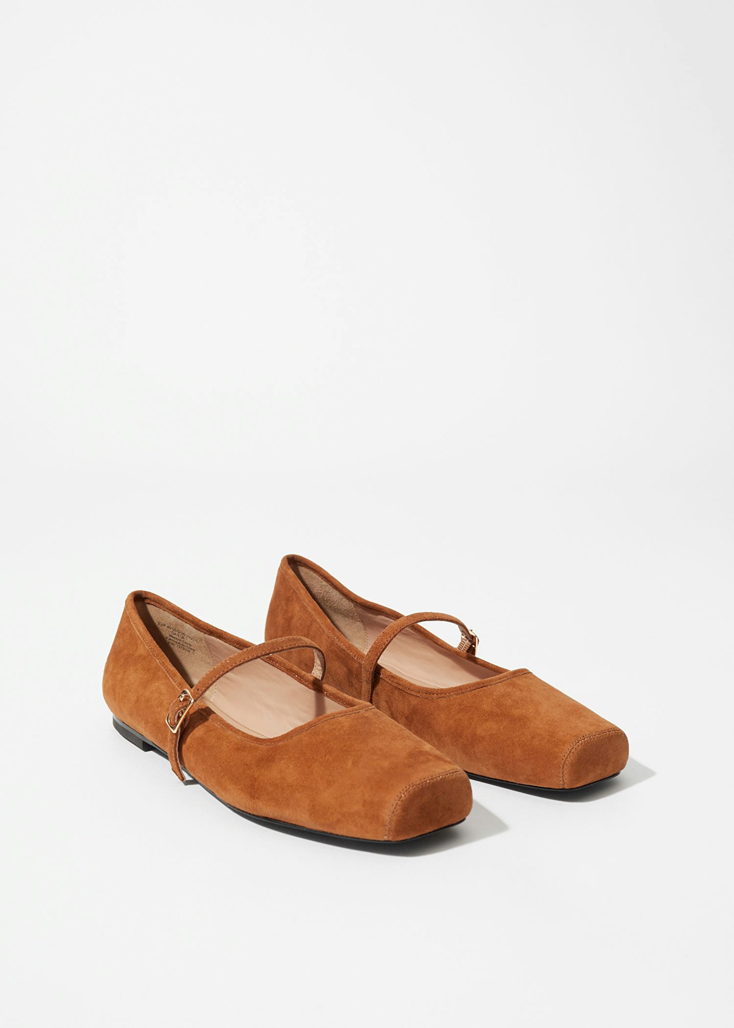 & Other Stories Suede Ballet Pumps