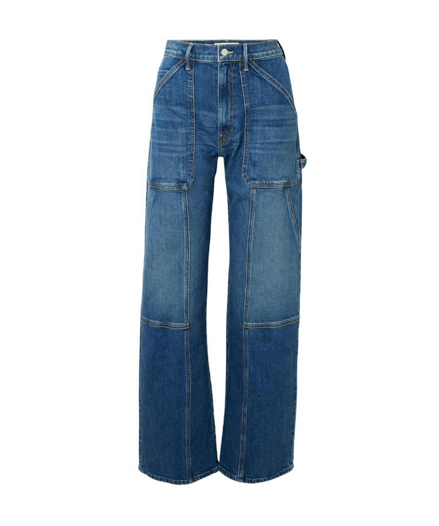 Mother, The Lasso Utility Sneak High-Rise Jeans