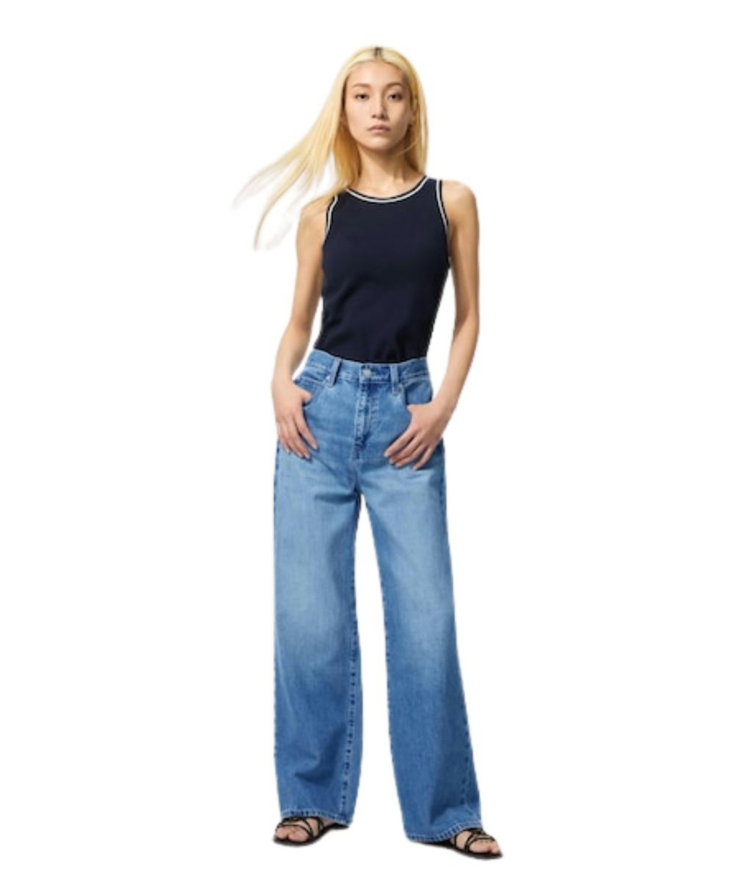 Uniqlo, Wide Straight Jeans