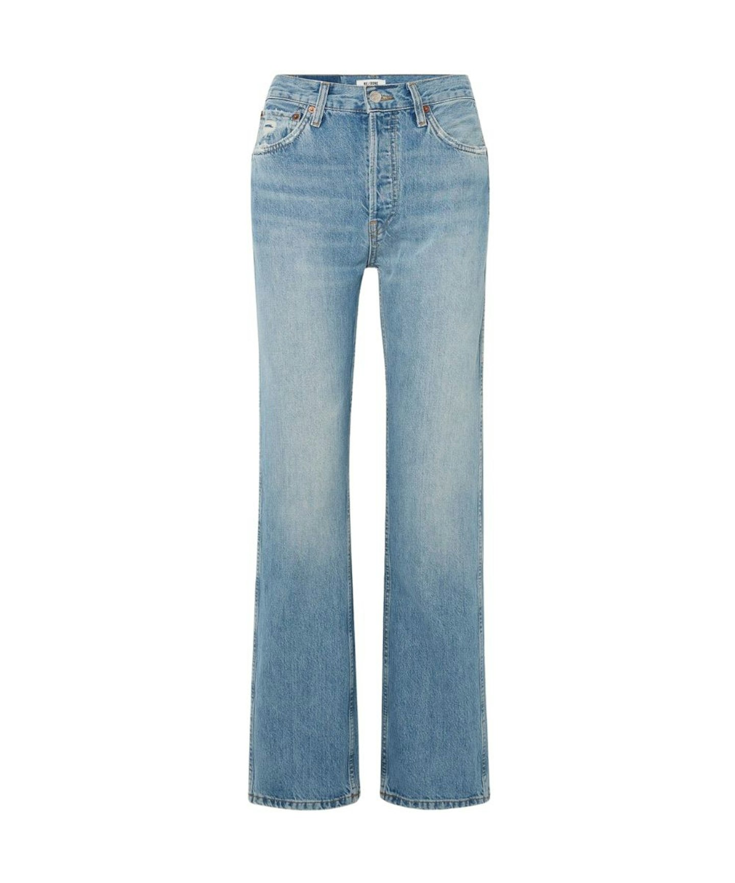 Re/Done, 90s Loose High Rise Straight-Leg Jeans
