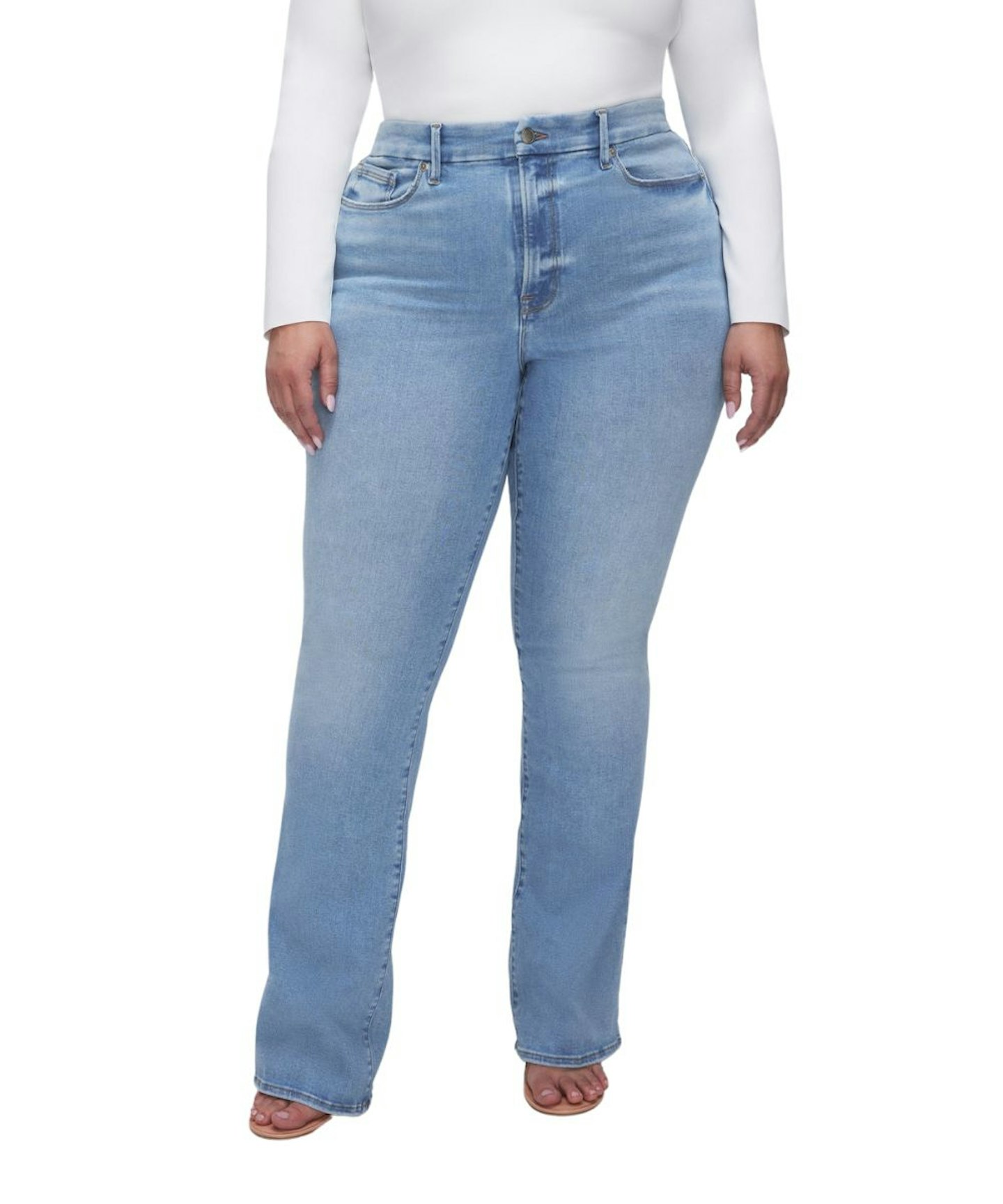 Good American, Always Fits Classic Bootcut Jeans