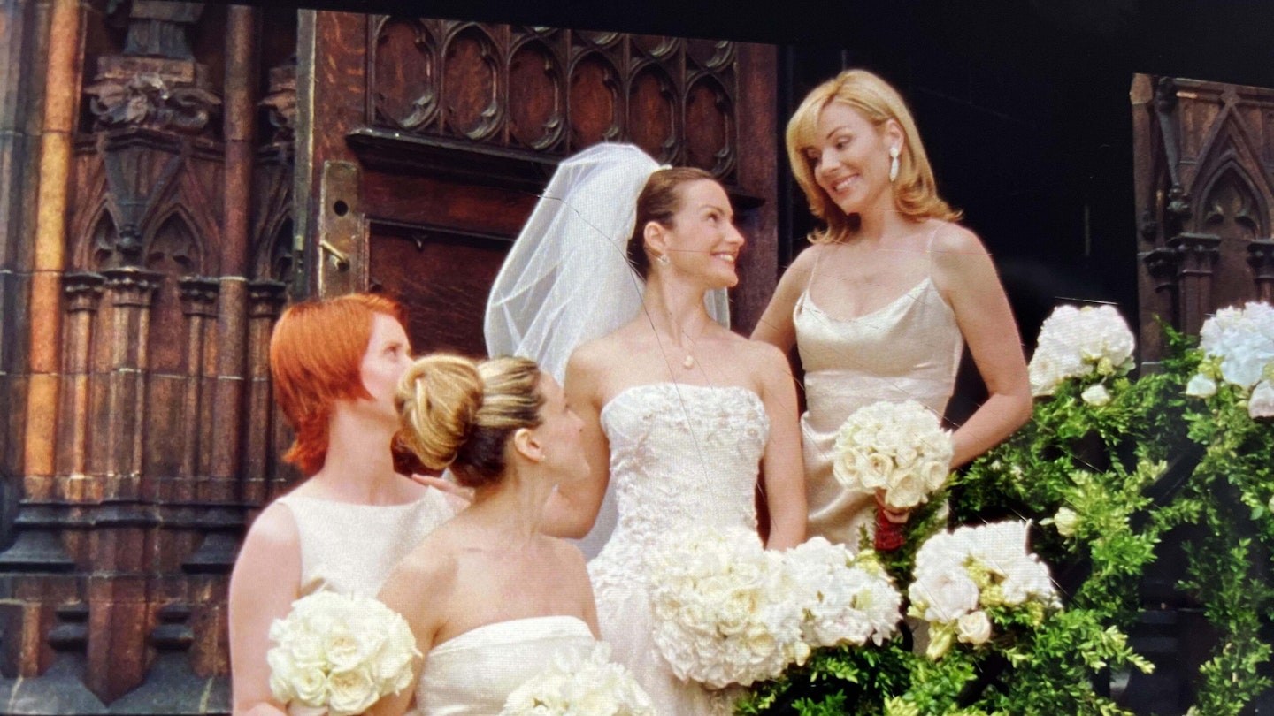Carrie Bradshaw bridesmaids dress