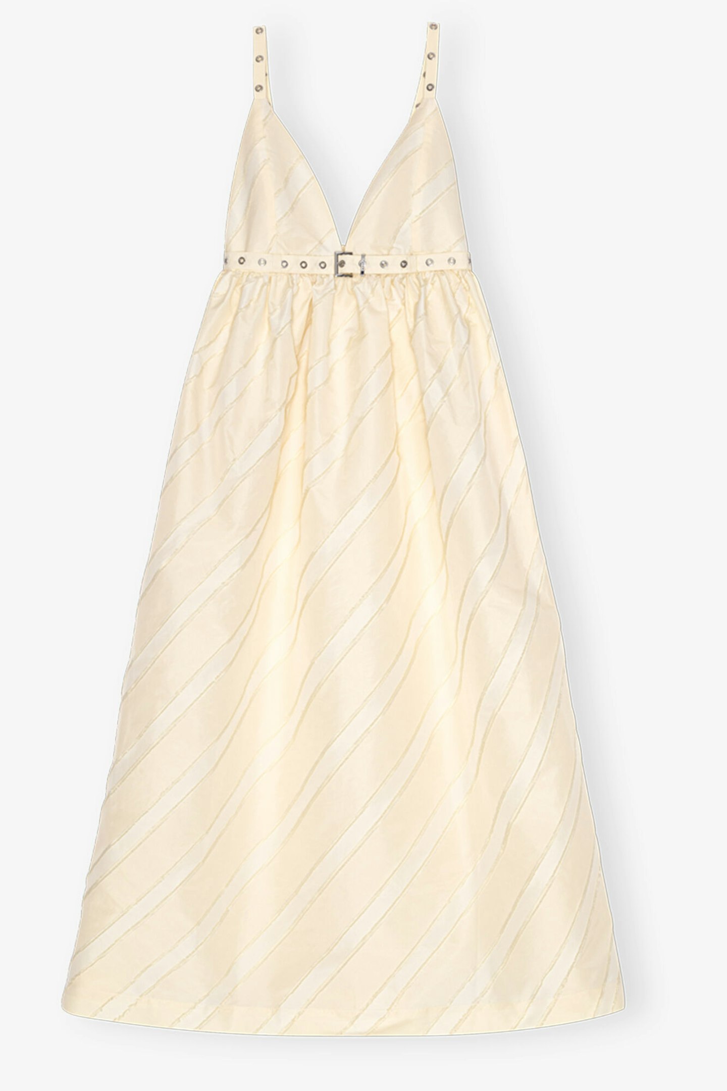 Off-White Strap Stripe Dress