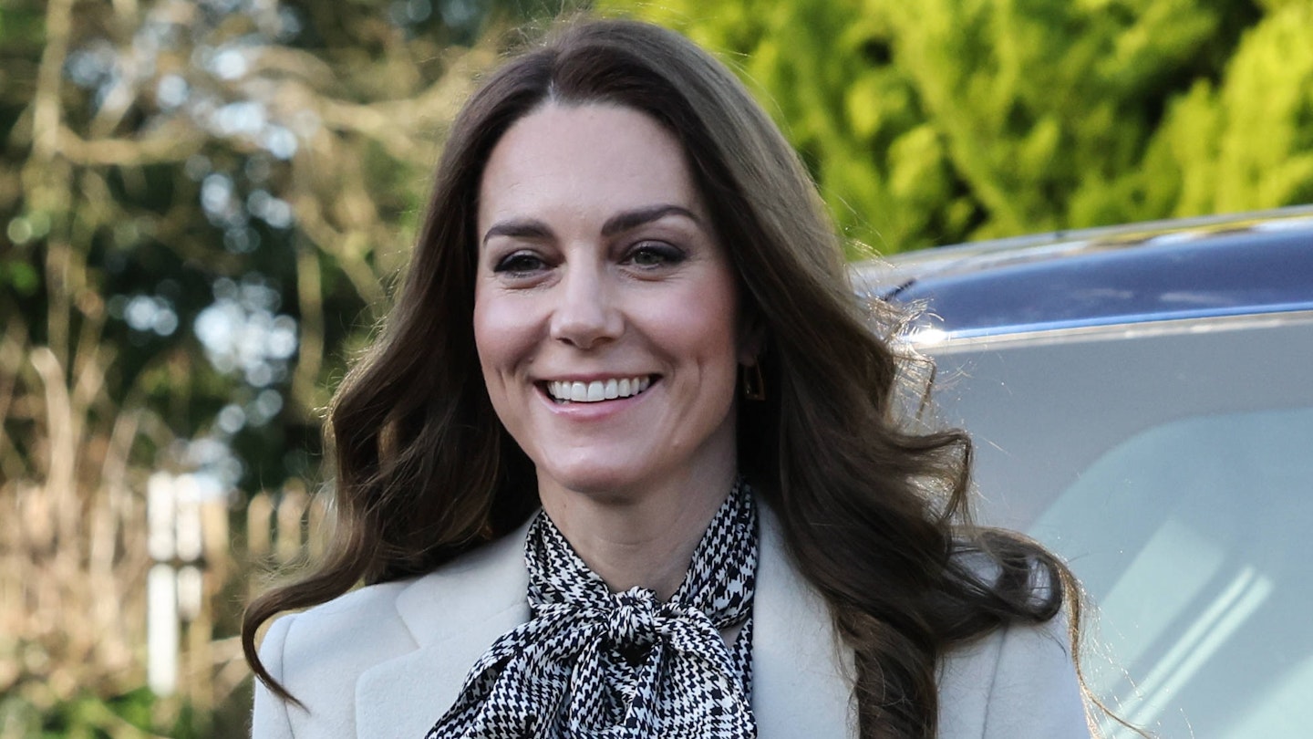 Kate Middleton in South Wales checked dress