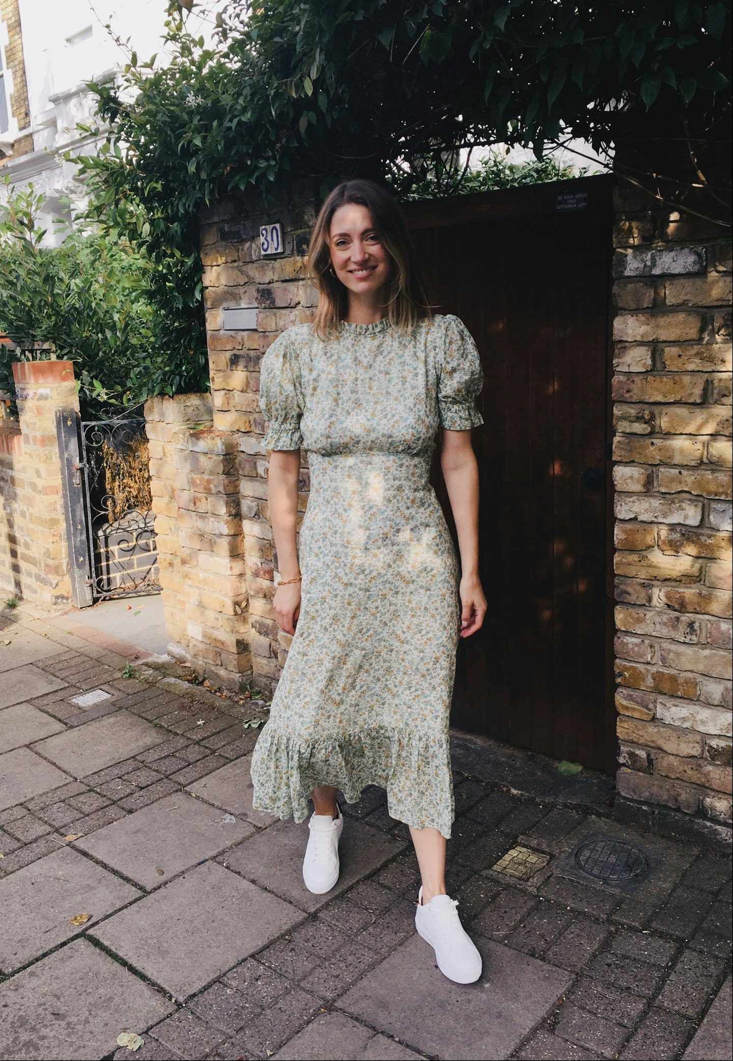 ghost midi dress trainers