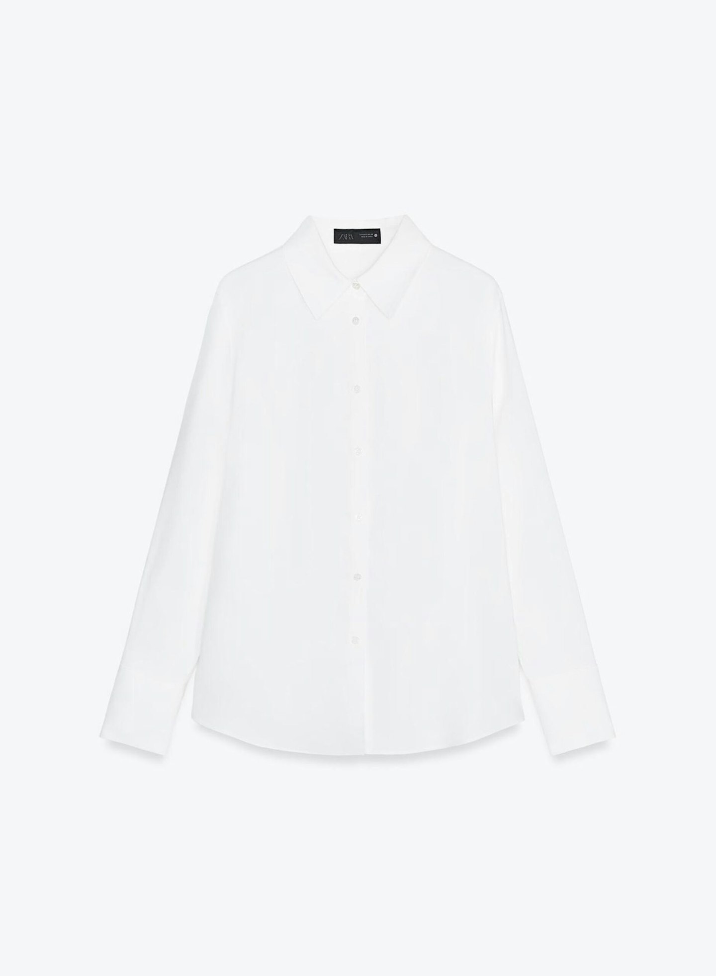 Zara, 100% Linen Shirt - White