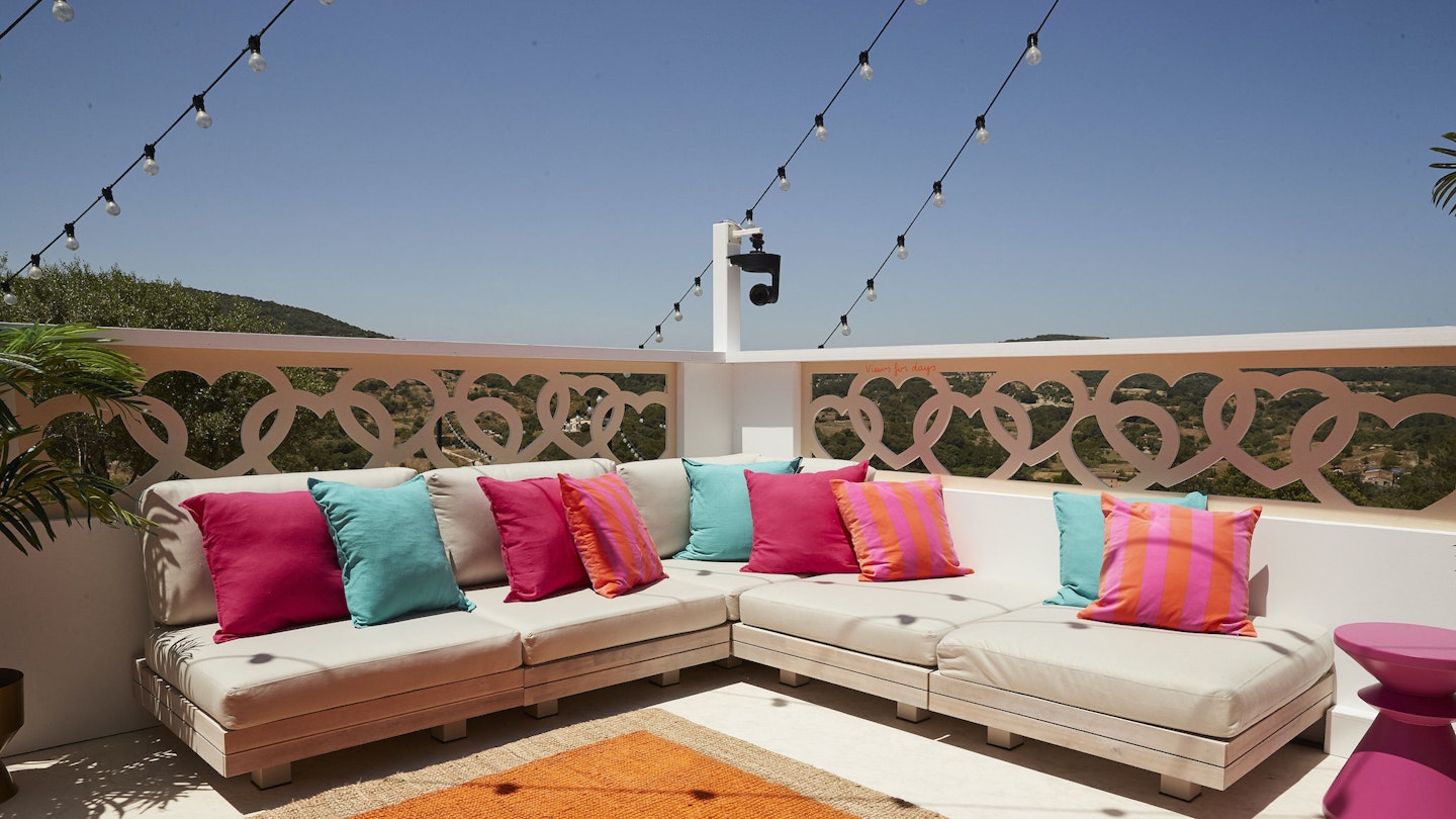 Made.com Avarna Garden Sofa in the Love Island villa