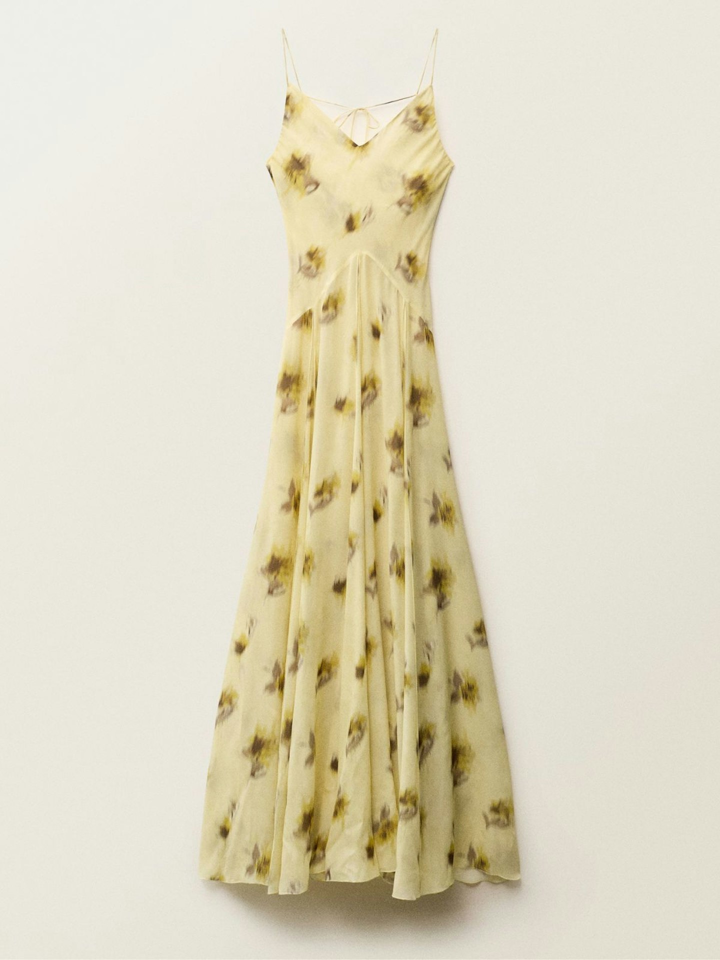 Long Floral-Print Dress