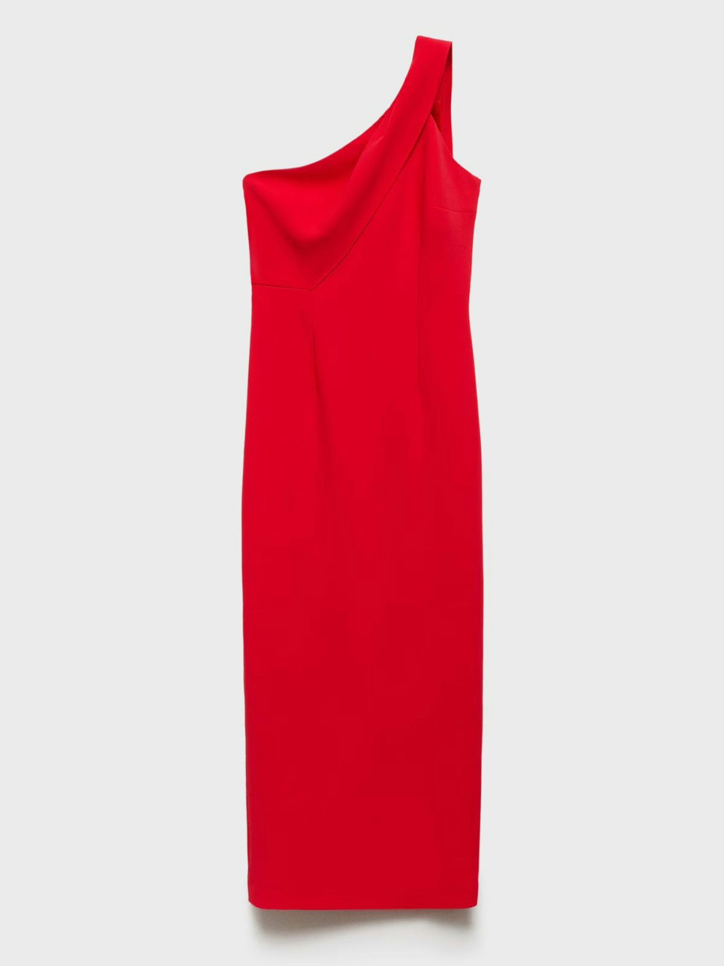 Asymmetrical Bow-Neck Dress