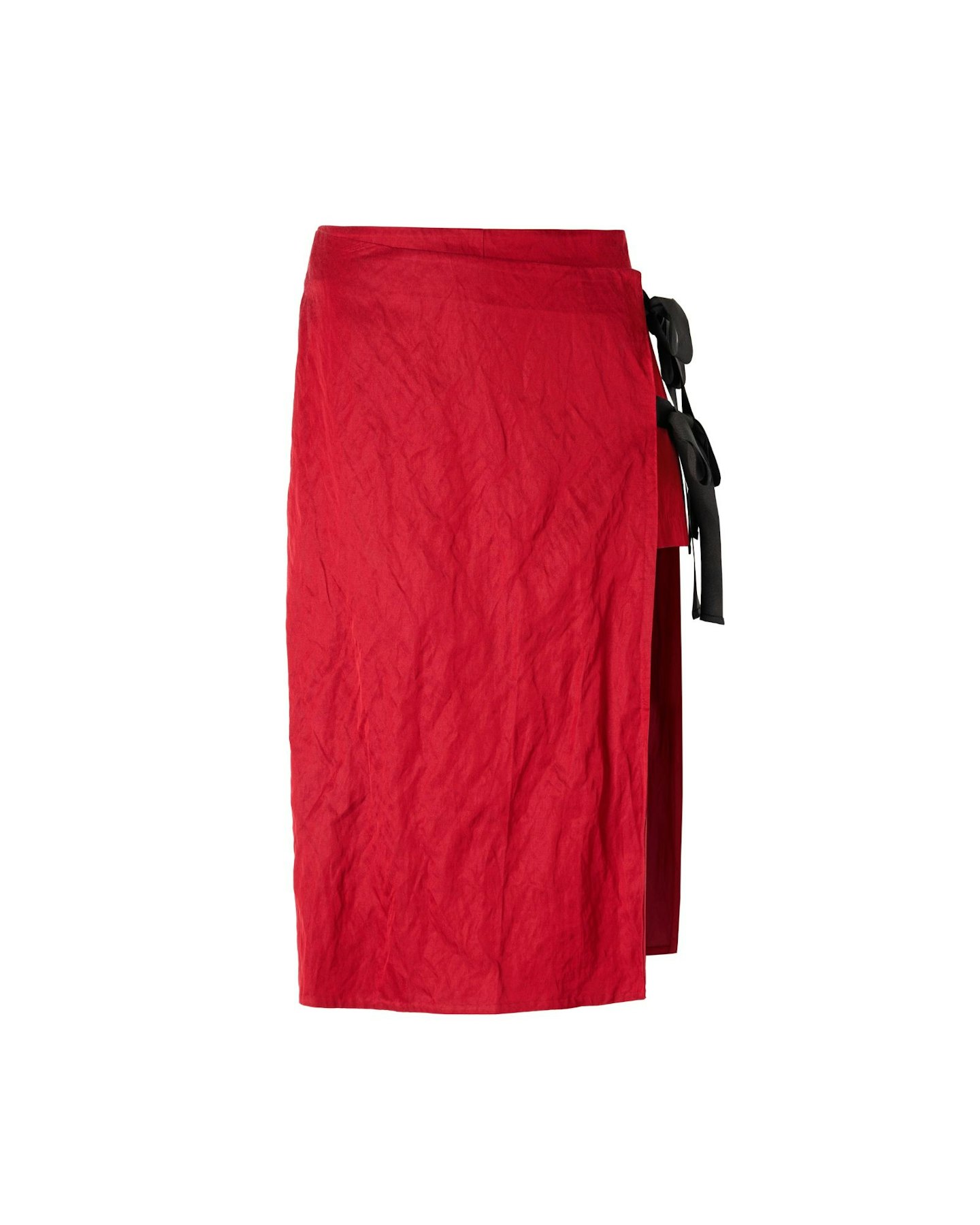 Mango, Linen Skirt With Bows
