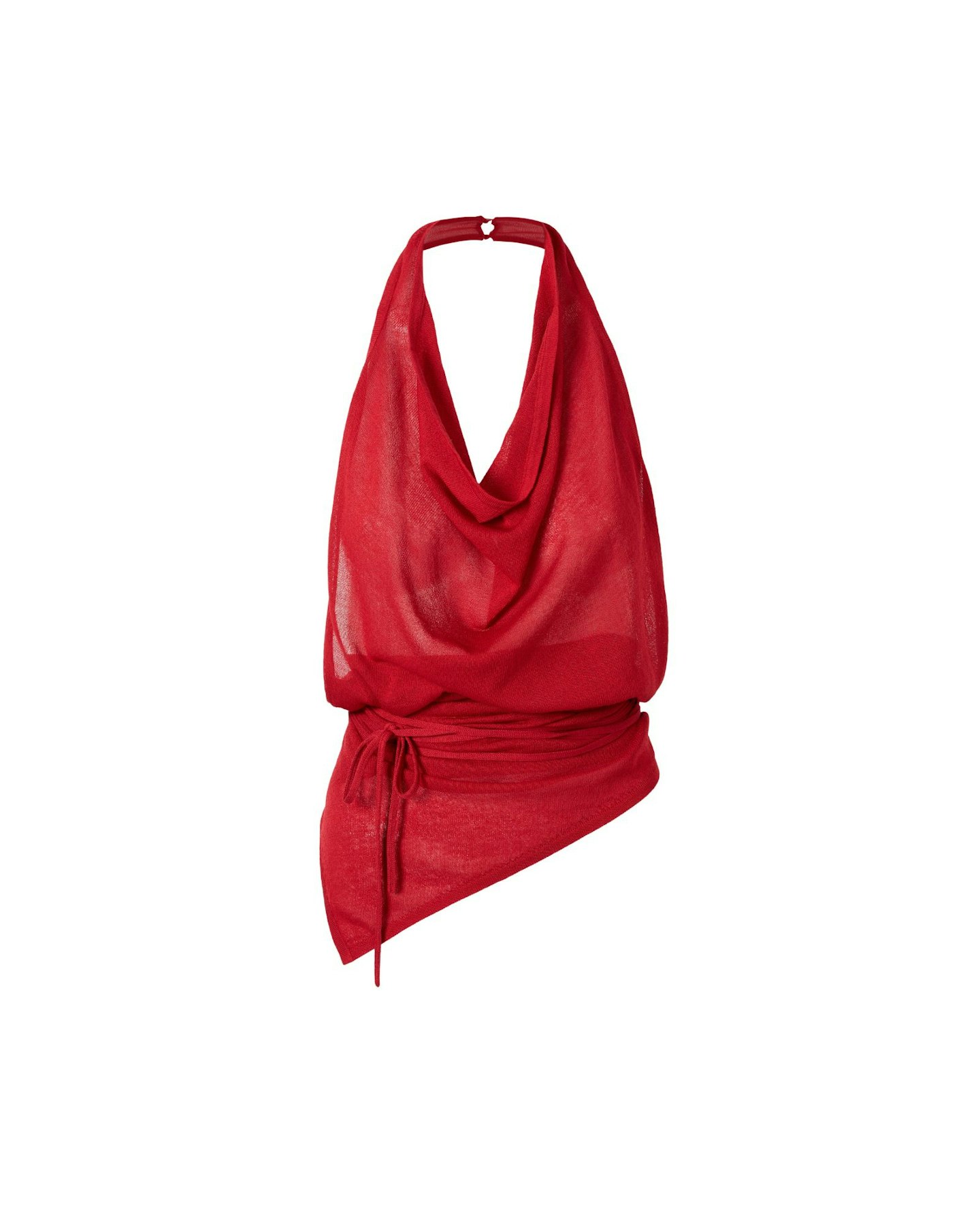 Mango, Draped Top With Open Back