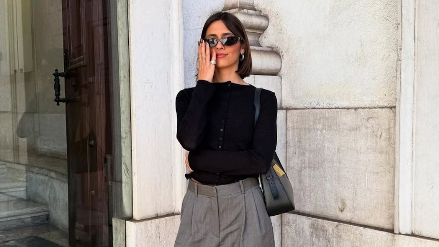 Massimo Dutti Grey Trousers