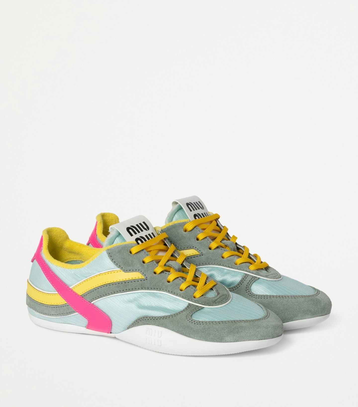 Gymnasium Leather-Trimmed Sneakers