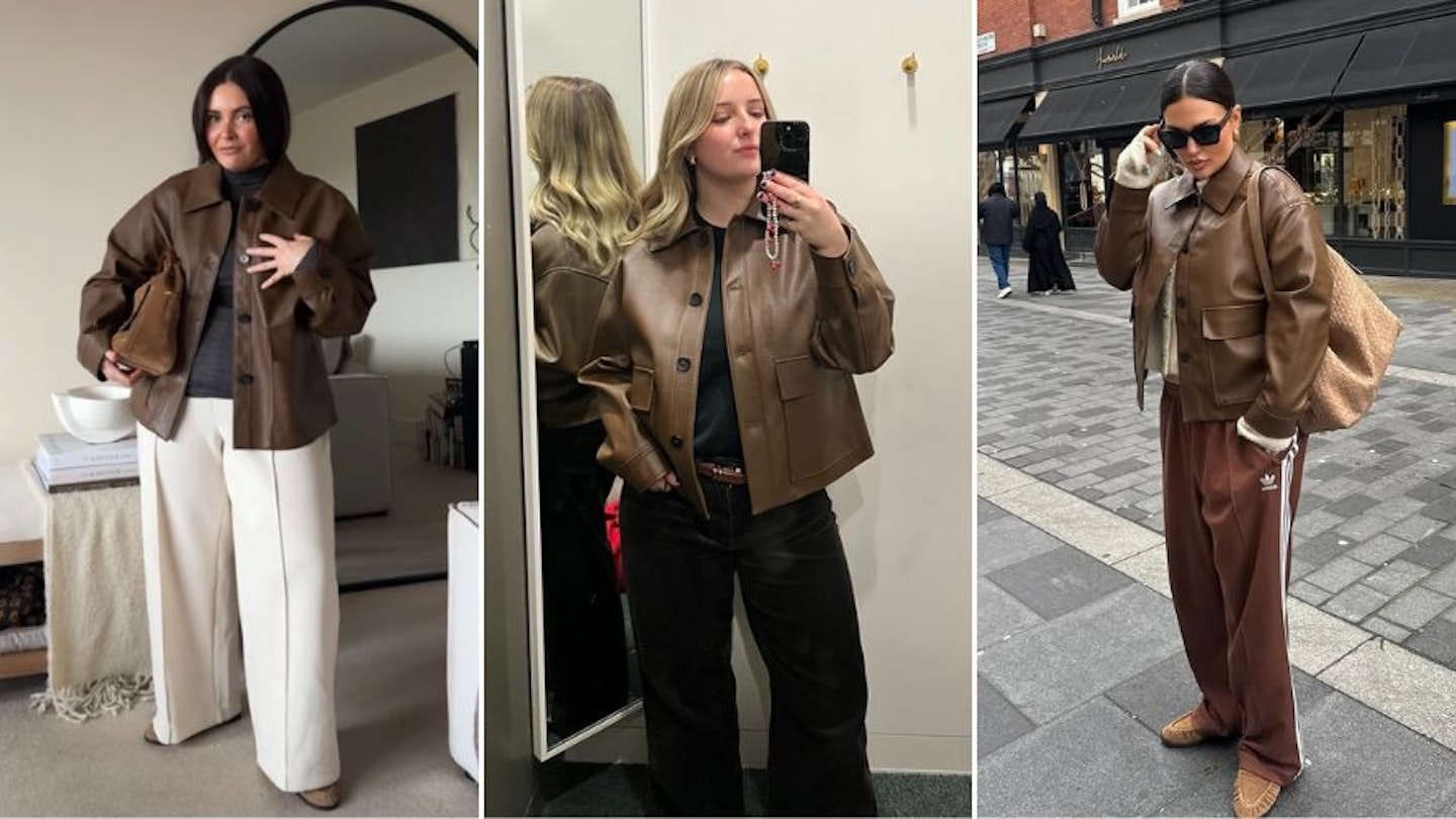 M&S Faux Leather Jacket