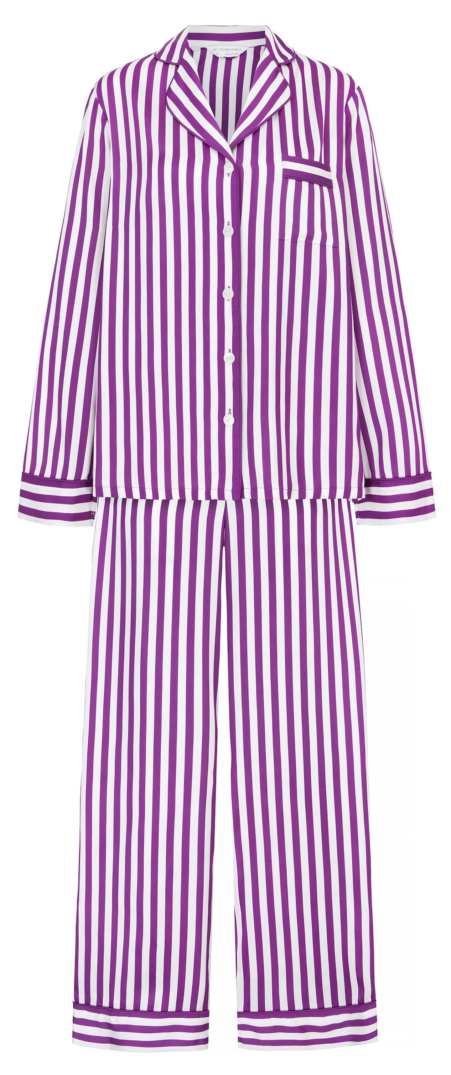 Stripe Satin PJ Set