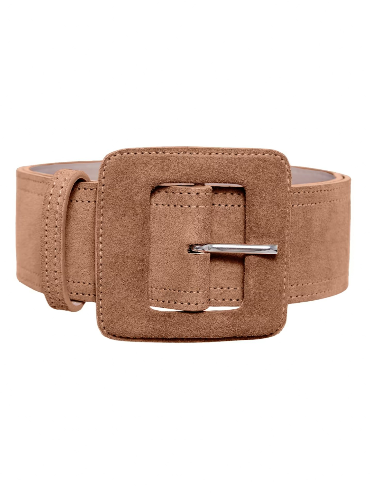 wolf and badger suede belt