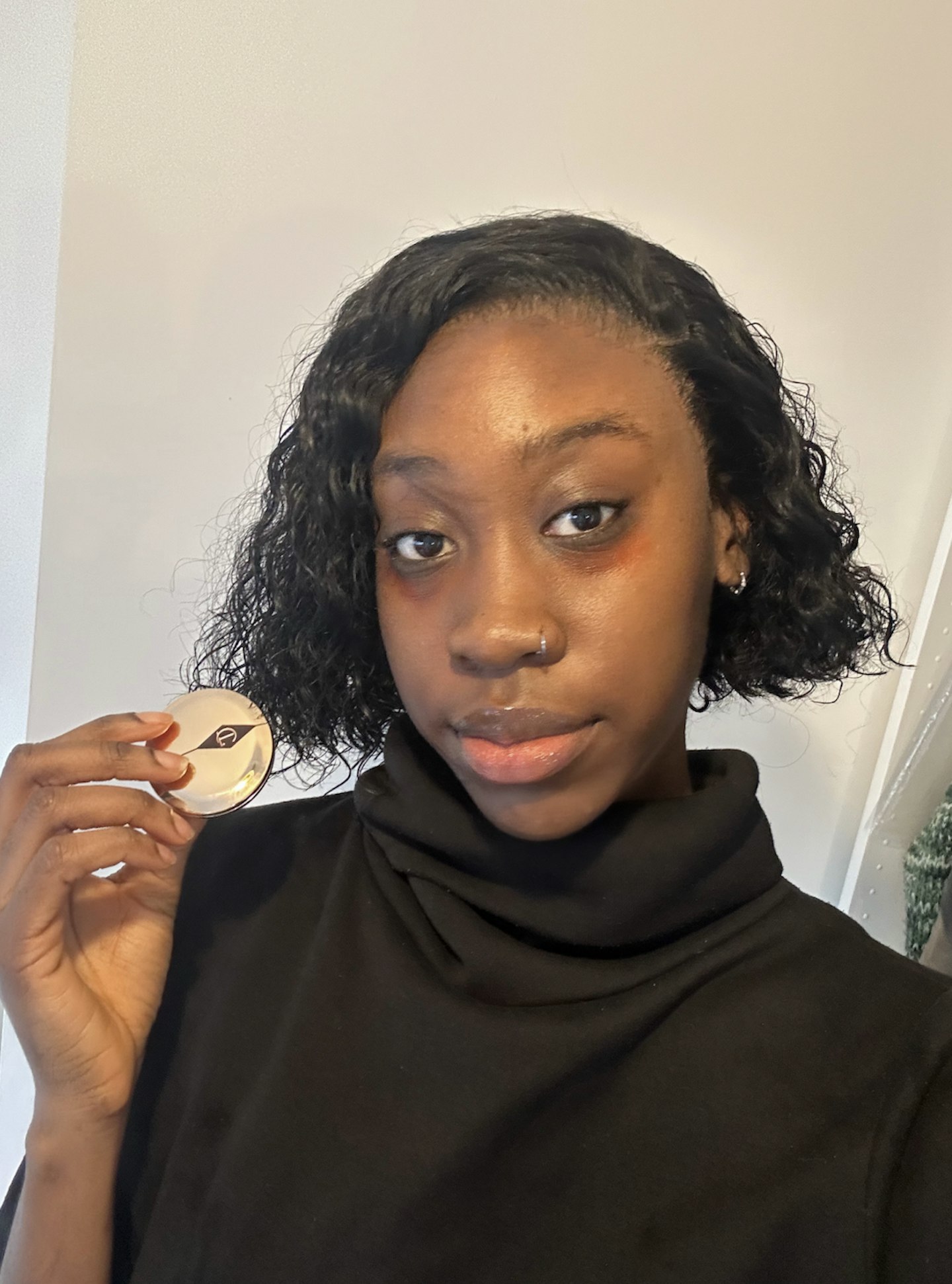 Renee Washington testing Charlotte Tilbury Magic Vanish in deep