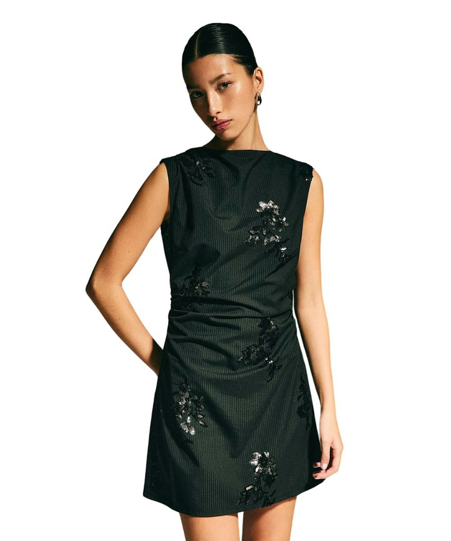 New Look, Sequin Embellished Mini Dress