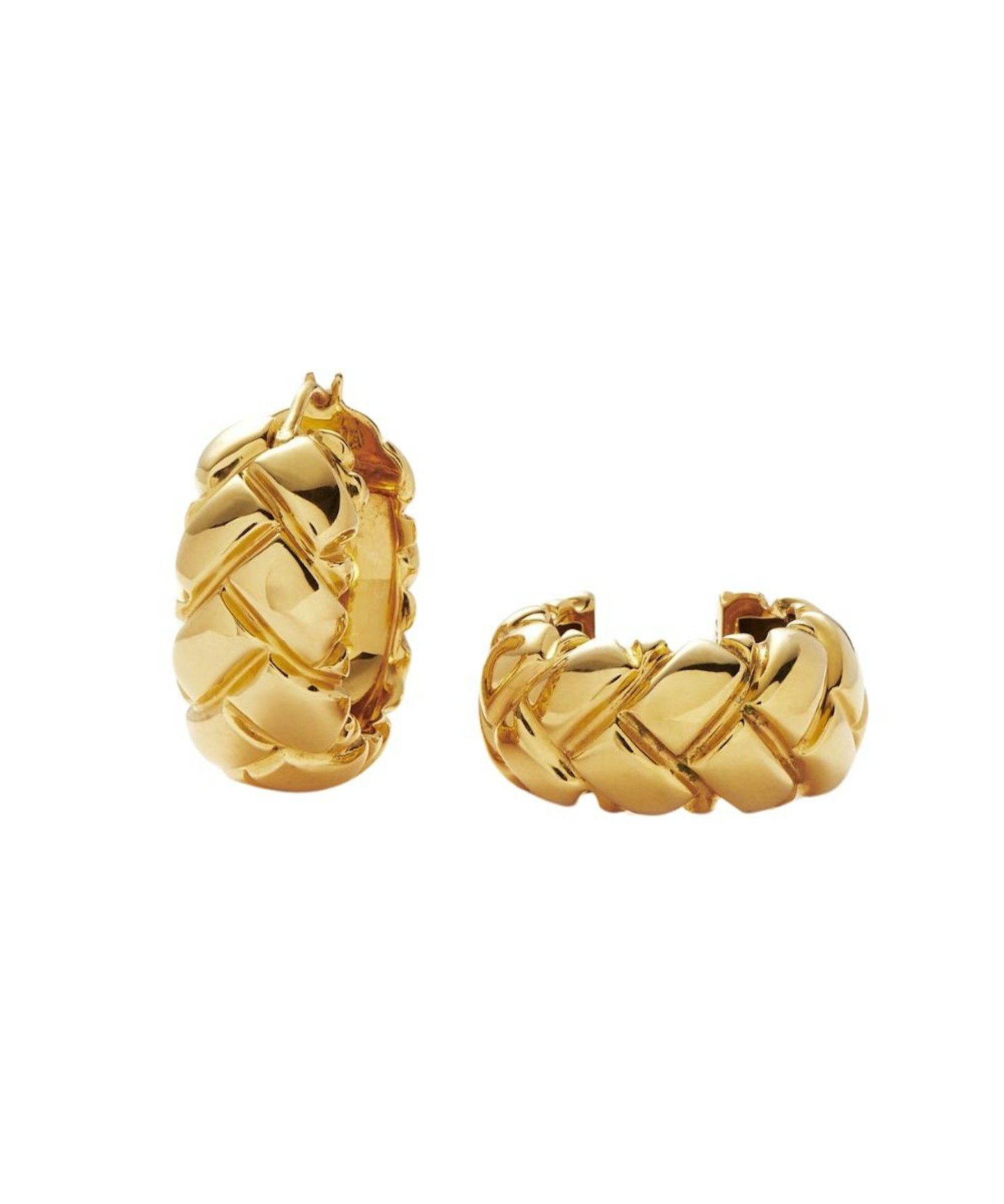 Missoma, Lucy Williams Waffle Mini Hoop Earrings