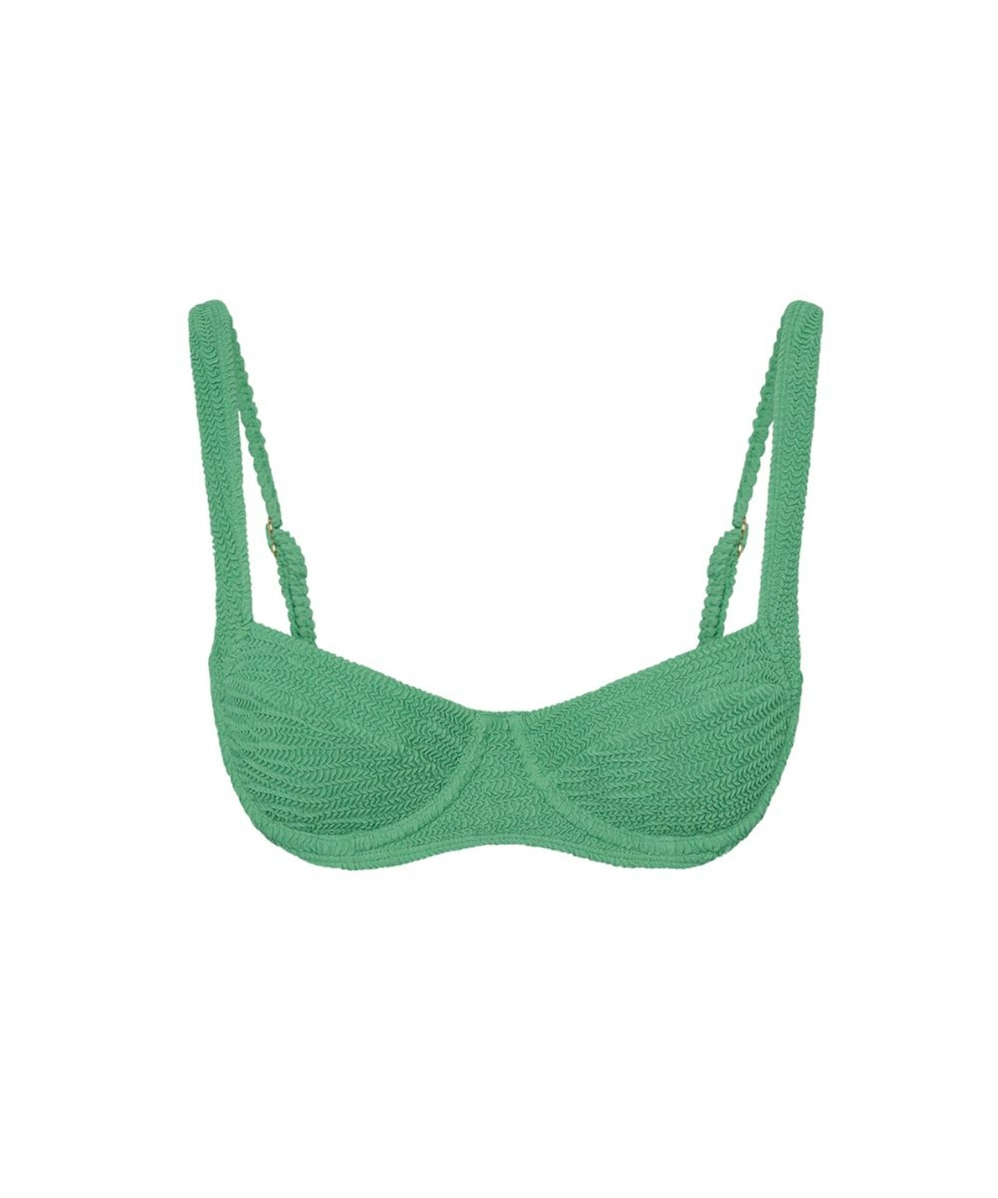 Monday Swimwear, Sorrento Top Pond Crinkle