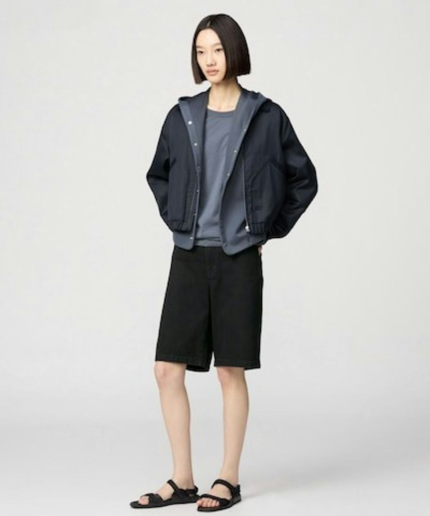 Uniqlo, Denim Bermuda Shorts