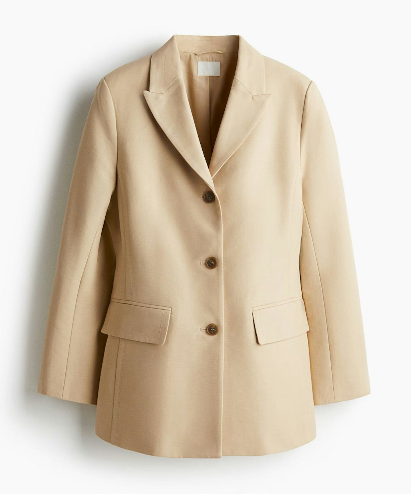 Waisted Cotton Blazer