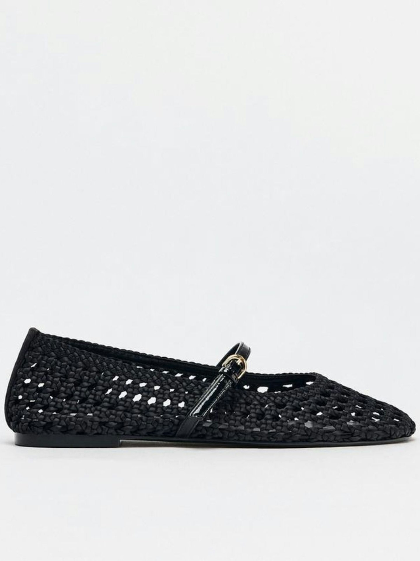 Woven Strap Ballerinas