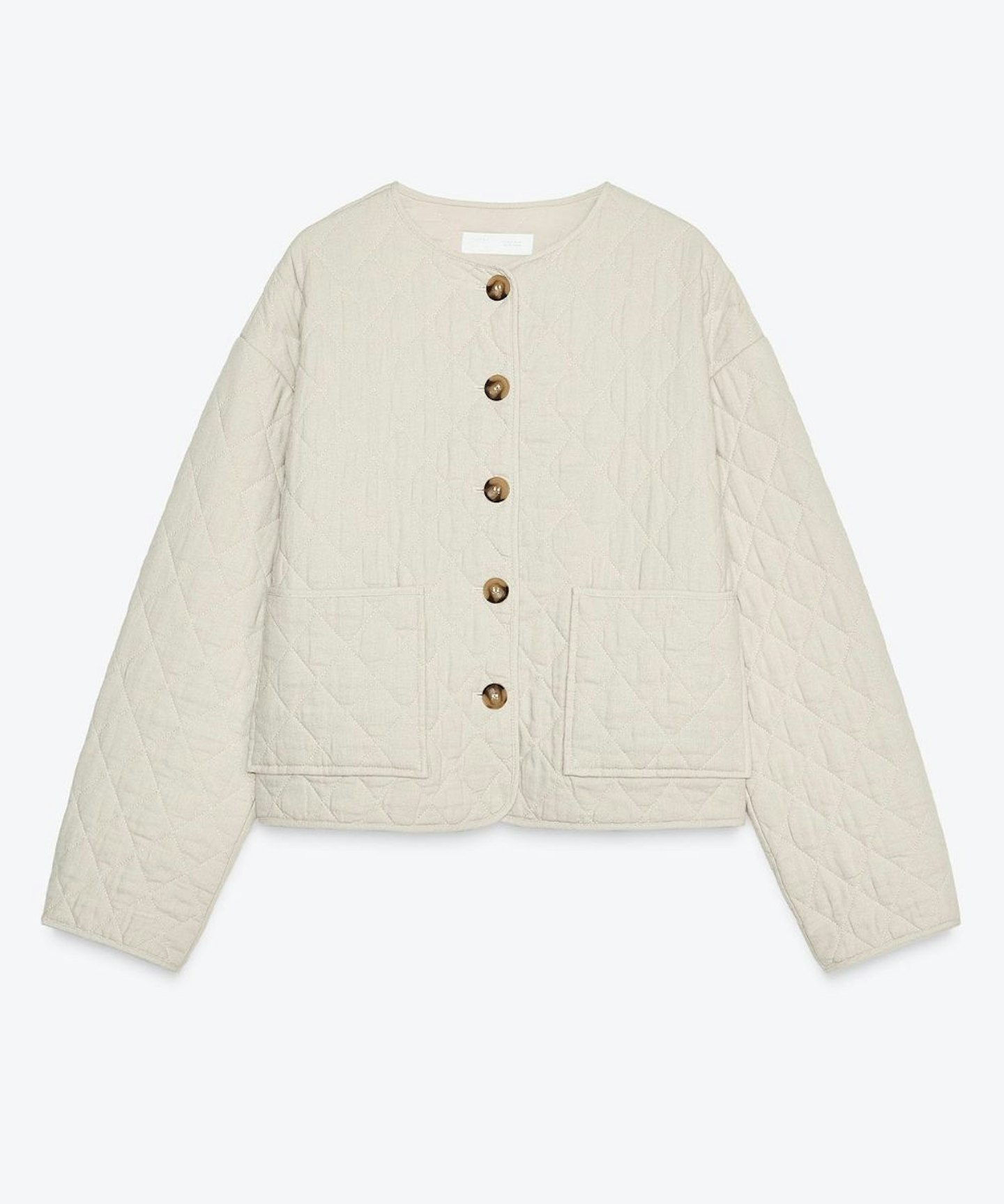 Zara Padded Linen Jacket